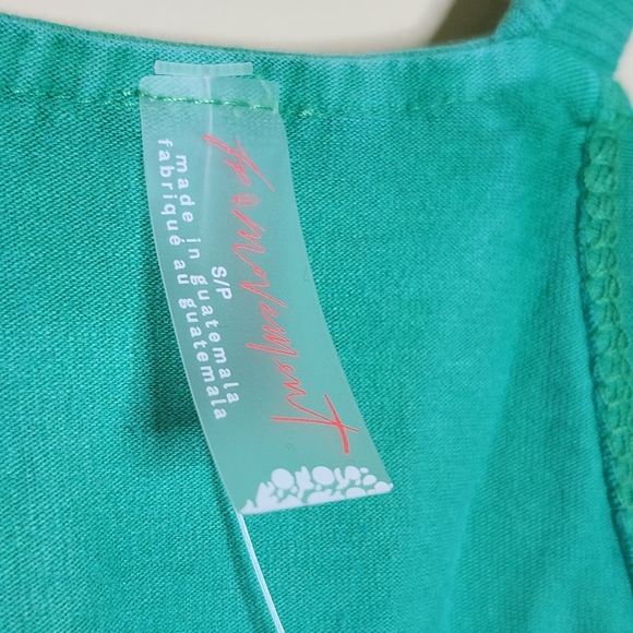 Free People Movement Hot Shot Mini Dress in Green Sheen - Picture 6 of 14